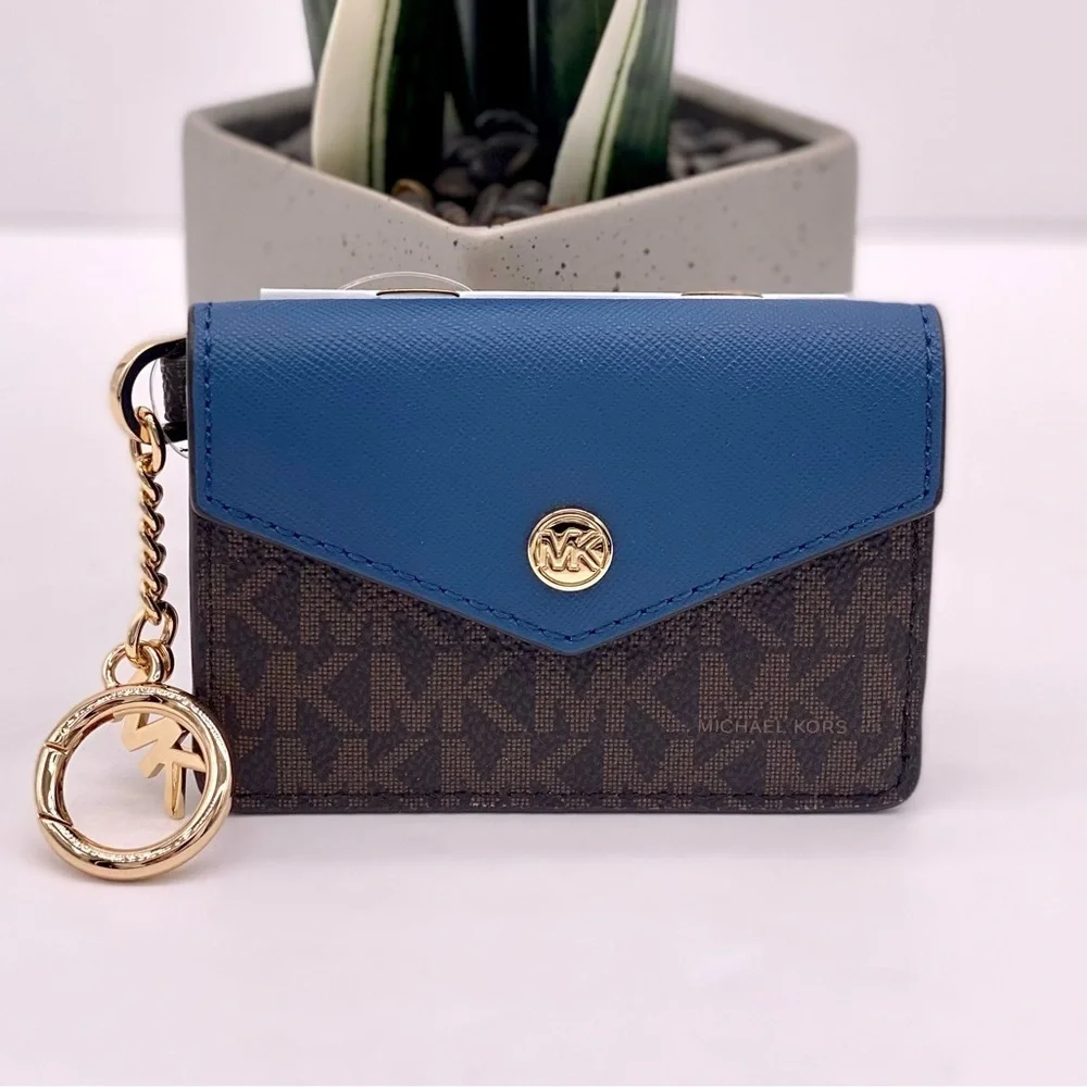 Michael Kors Kala SM Flap Key CARD CASE Wallet